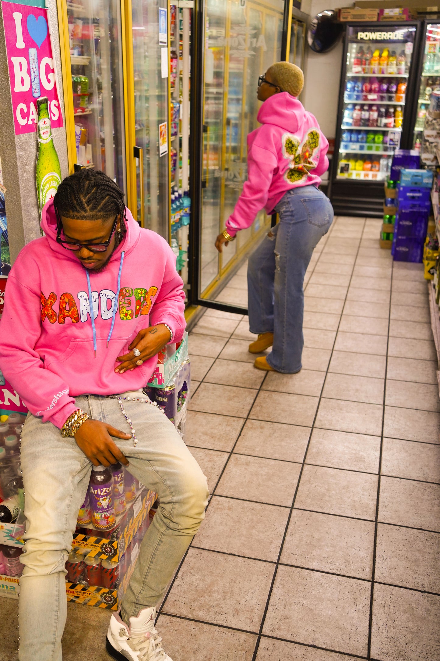 Pink Four Seasons Hoodie