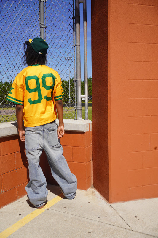 GREEN AND YELLOW XANDERS SLUGGER JERSEY