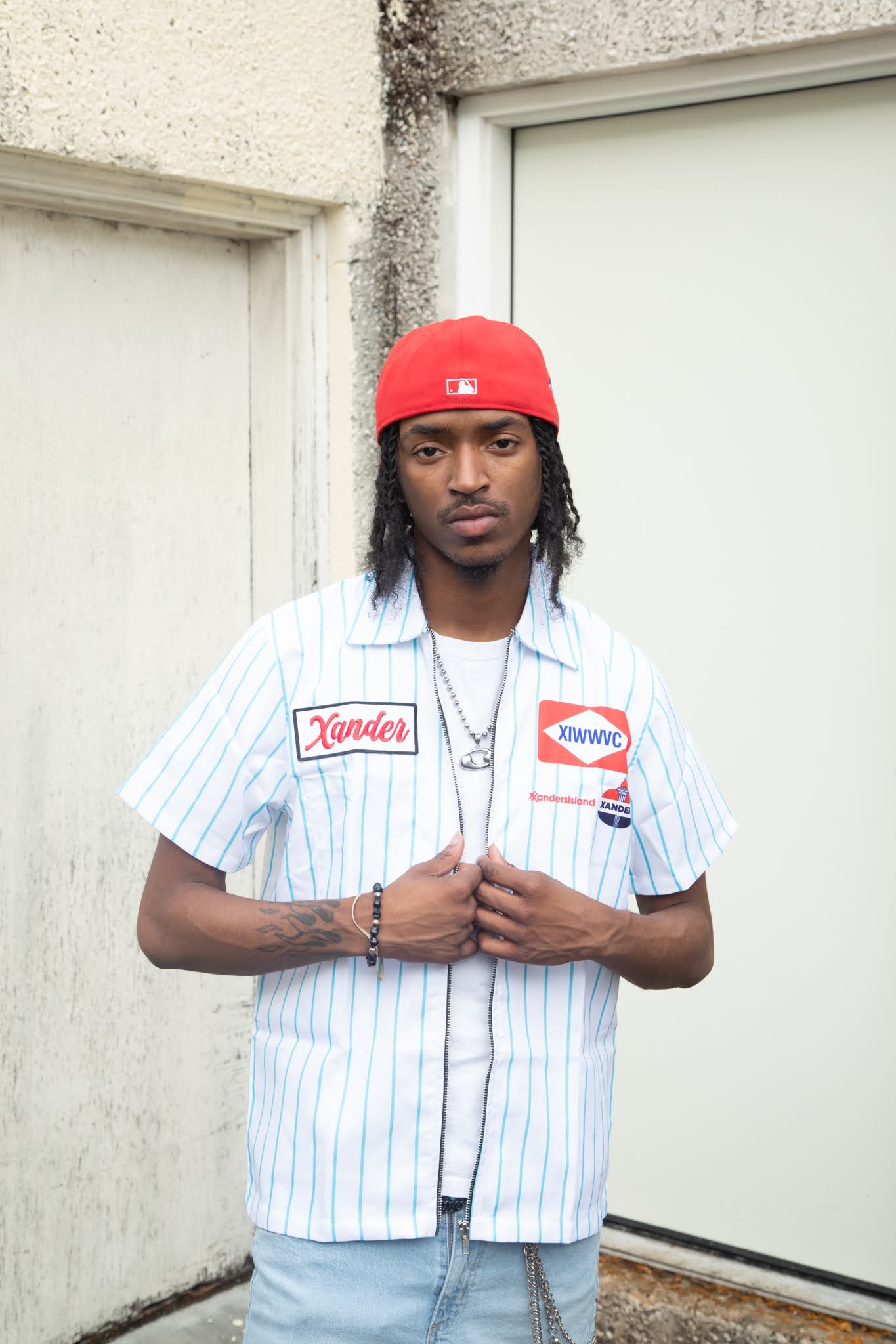 XANDERS BLUE COLLAR WHITE