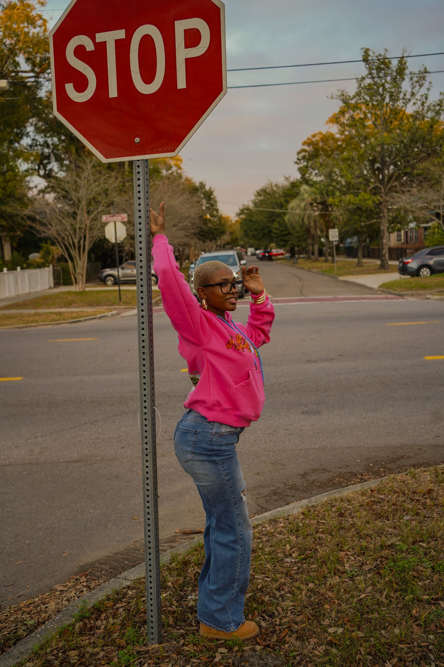 Pink Four Seasons Hoodie