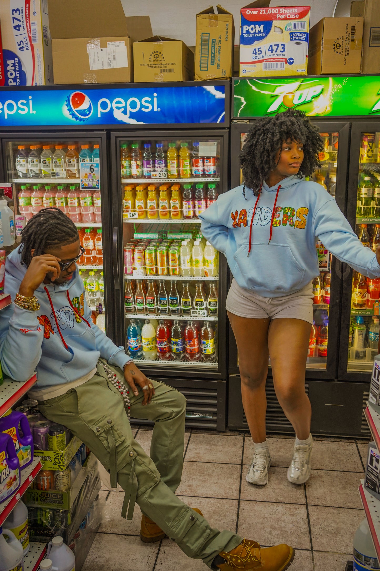 Light Blue Four Seasons Hoodie