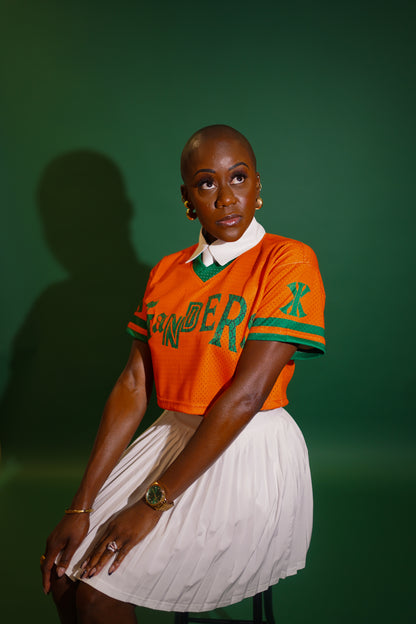 FAMU I LOVE THEE CROPPED BASEBALL JERSEY
