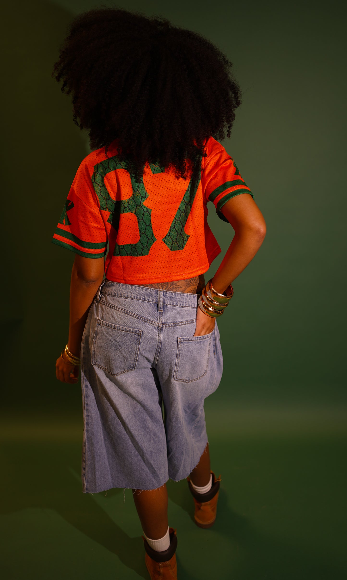 FAMU I LOVE THEE CROPPED BASEBALL JERSEY